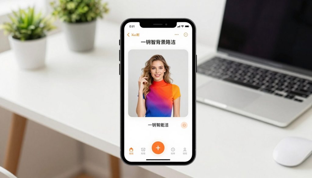 美图秀秀一键智能抠图